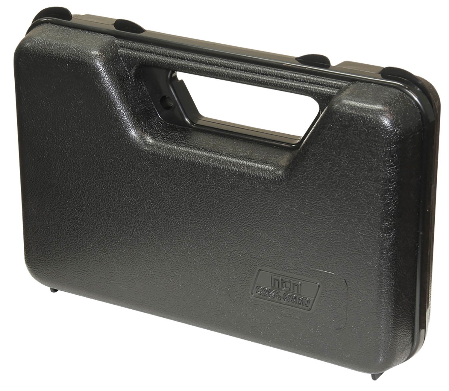 MTM Case-Gard 803R Single Handgun Case made of Polypropylene w/ Black Finish Foam Padding Hinge & Latches 9" x 5.60" x 2" Interior Dimensions