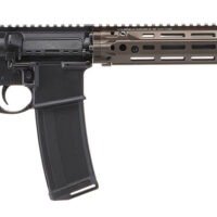 Daniel Defense 0219103270047 DD4 RIII 5.56x45mm NATO 16" 30+1, Black Rec/Furniture, OEM Stock & Grip, 12.50" FDE M-Lok Handgaurd, Ambi Controls
