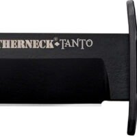 Cold Steel CS-39LSFCT Leatherneck 7" Fixed Plain Tanto Black Matte Powder Coat German D2 Steel Blade/Black Deep Checkered w/double Quillon Guard/ Griv-Ex Handle