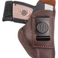 1791 Gunleather FCD3BRWL Fair Chase IWB Size 03 Classic Brown Deer Hide Belt Clip Compatible w/Ruger LC9/Glock 42/43/43X Left Hand