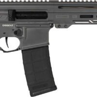 CMMG 30A0E33TNG Dissent MK4 300 Blackout 30+1 6.50", Tungsten Gray Cerakote Rec, OEM Grip, Picatinny Buffer Adapter, Zeroed Drop-In Single Stage Trigger