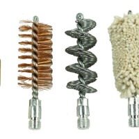 KleenBore 12GA-SET Shotgun Accessory Cleaning Set 12 Gauge Shotgun #8-32 Thread Cotton Mop/Bore Brush Bronze Bristles