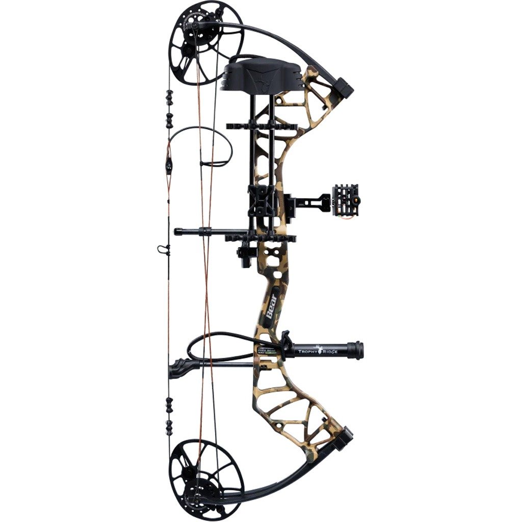 Bear Legit MAXX RTH Bow Package Fred Bear Camo/Black 10-70 lbs. LH - Image 2