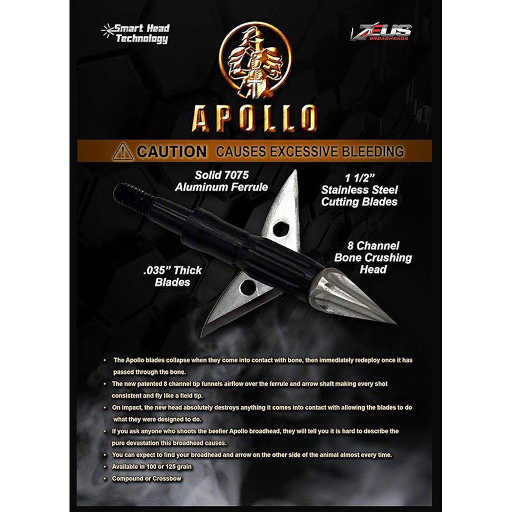 Zeus Apollo Broadhead 100 gr. 3 pk.