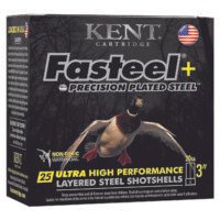 Kent Cartridge K203FSP284X6 Fasteel + Waterfowl 20 Gauge 3" 1 oz 4/6 Shot 25 Per Box/ 10 Case