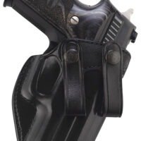Galco SUM270B Summer Comfort IWB Black Leather Belt Loop Fits Browning Hi-Power/Springfield SA-35/Girsan MC P35/Match Right Hand