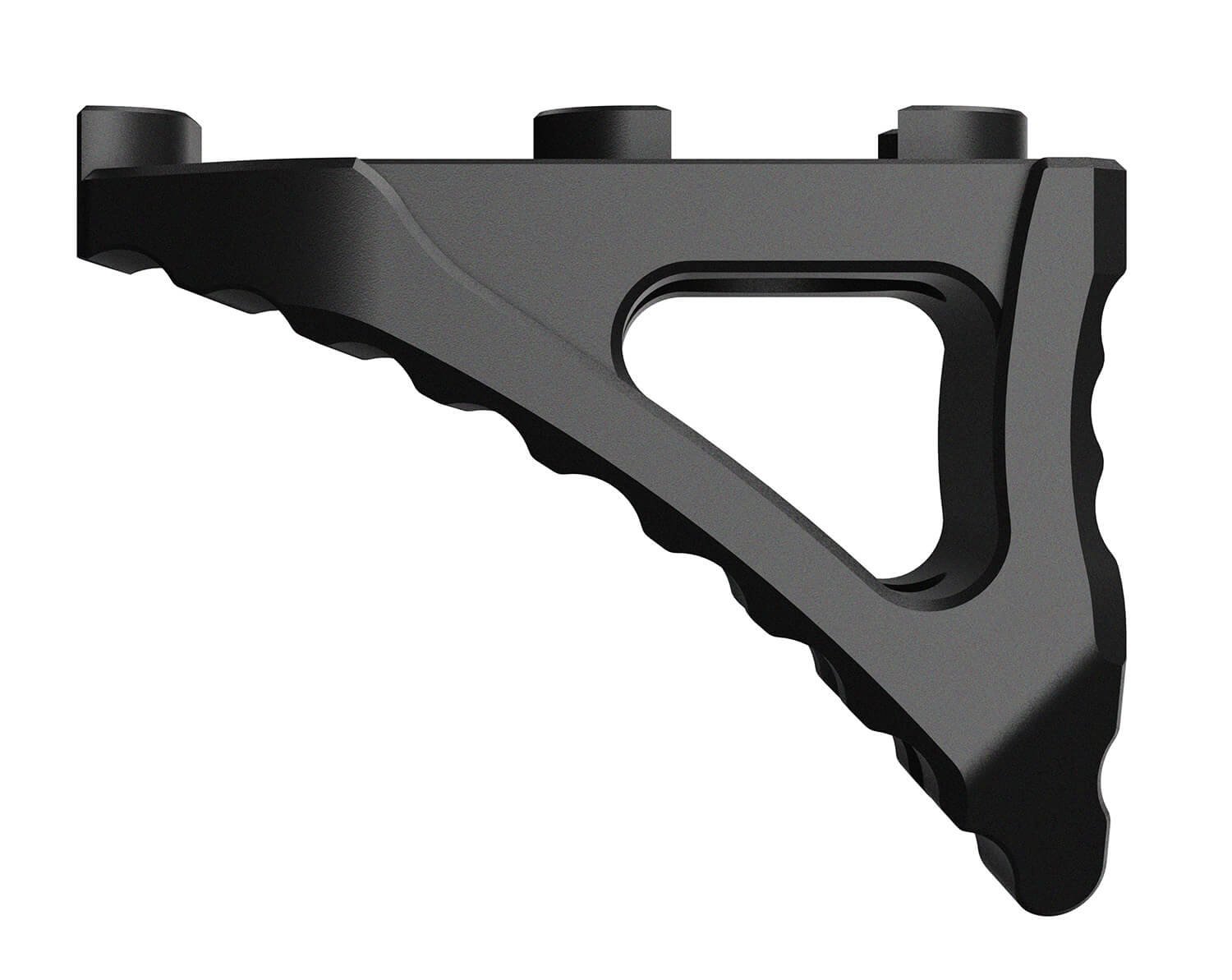 Rise Armament RA030BLK Micro Hand Stop Skeletonized Black Aluminum for M-LOK Handgaurd