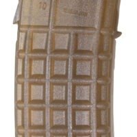 Steyr Arms 1200050510 OEM Replacement Magazine 42rd Detachable w/ Black Floor Plate 5.56x45mm Fits Steyr Arms AUG Clear Black Polymer