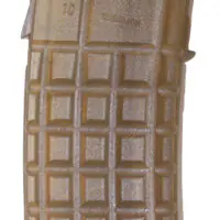 Steyr Arms 1200050510 OEM Replacement Magazine 42rd Detachable w/ Black Floor Plate 5.56x45mm Fits Steyr Arms AUG Clear Black Polymer