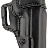 Galco AV212RB Avenger OWB Black Leather Fits 1911 5" Belt Slide, Right Hand