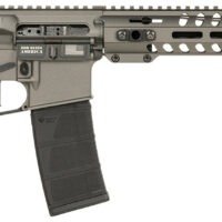 Patriot Ordnance Factory 02046 Minuteman 5.56x45mm 30+1 13.75" Black Steel Threaded Barrel, Tungsten Cerakote Receiver, 13" Renegade Rail Handguard