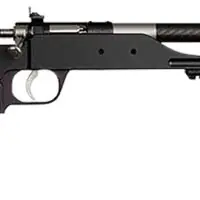 Keystone KSA2185 Precision 6061 22 LR Single Shot 16.12" Carbon Fiber Threaded Barrel, Black Anodized Picatinny Rail Aluminum Receiver, Black/FDE Adj Buffer Tube Style Butt Stock, Right Hand