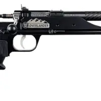 Keystone KSA2192 Precision 6061 Overlander Pack Rifle 22 WMR Single Shot 16.12" Carbon Fiber Threaded Barrel, Black Anodized Picatinny Rail Aluminum Receiver, Aluminum/Carbon Fiber Adjustable Skeleton