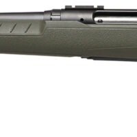 Savage Arms 32072 Axis 2  22-250 Rem 4+1 22" Matte Black Sporter Barrel, Matte Black Drilled & Tapped Steel Receiver, Fixed Green Synthetic Stock, Left Hand