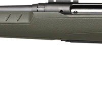 Savage Arms 32075 Axis 2 7mm-08 Rem 4+1 22" Matte Black Sporter Barrel, Matte Black Drilled & Tapped Steel Receiver, Fixed Green Synthetic Stock, Left Hand
