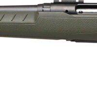 Savage Arms 32127 Axis 2 Compact 223 Rem 4+1 20" Matte Black Heavy Sporter Barrel, Matte Black Drilled & Tapped Carbon Steel Receiver, Fixed Green Synthetic Stock Left Hand