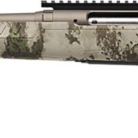 Savage Arms 32312 Axis 2 Pro Compact 308 Win 4+1 20" Gun Metal Bronze Cerakote Heavy Threaded Barrel & Picatinny Rail Carbon Steel Receiver, Fixed Woodland Camo Synthetic Stock, Left Hand