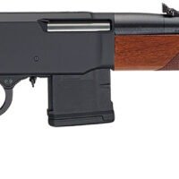 Henry H023223 Supreme 223 Rem/5.56 NATO 10+1 18" Blued Threaded Barrel, Black Hardcoat Anodize Drilled & Tapped Aluminum Receiver, Fixed American Walnut Stock, Ambidextrous