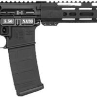 Diamondback DB1718K001 DB15 5.56 NATO 30+1 16" Black Nitride Threaded Barrel, Black Hardcoat Anodize Picatinny Rail Aluminum Receiver, Adjustable Black Synthetic Stock, Magpul MOE Grip