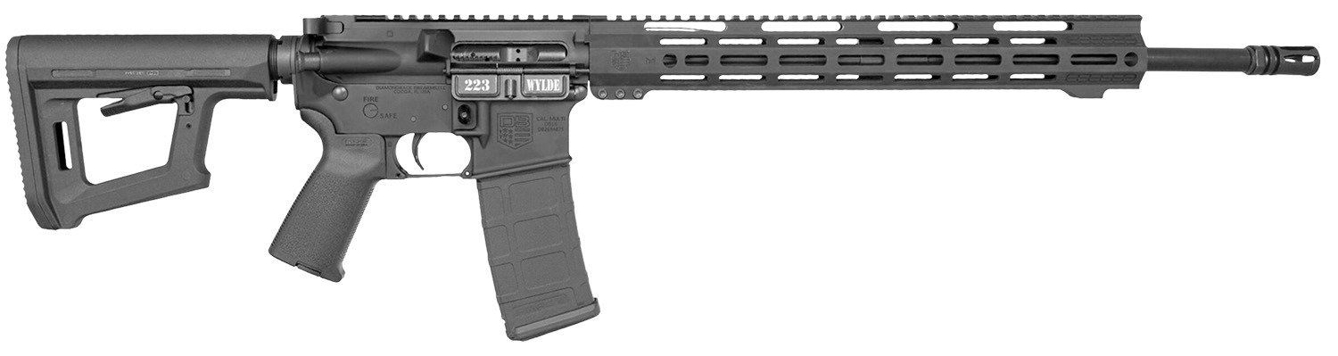 Diamondback DB1720H002 DB15 223 Wylde 30+1 18" Black Nitride Threaded Barrel, Black Cerakote Aluminum Receiver w/Picatinny Rail, M-LOK Handguard, Black Synthetic Stock, Black Magpul Grip