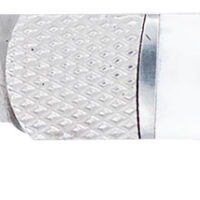 CobraTec Knives CTTHRWTABA154CM Trapper Small 3.13" Folding Plain 154CM SS Blade, 4.25" White Abalone Scales Handle