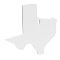 Birchwood Casey BC-47721 Centerfire Silhouette Texas 3/8" AR500 Steel Target