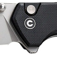 Civivi Knives C19059C-1 Brazen  3.46" Folding Tanto Plain Stonewashed D2 Steel Bladen Black Textured G10 Handle
