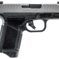 Gforce Arms GF932512BN Rapture Sub-Compact Frame 9mm Luger 12+1 3.25" Black Steel Barrel, Nickel Steel Optic Cut/Serrated Slide, Black Cerakote Polymer Frame, Shield RMSc/RMR Footprint