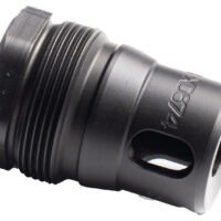 Dead Air RXD675 XRF Xeno Rimfire Muzzle Brake Black Nitride 17-4PH Stainless Steel M10x1 Threads 1.21" OAL 0.81" Diameter