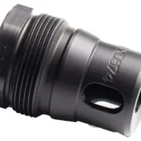 Dead Air RXD675 XRF Xeno Rimfire Muzzle Brake Black Nitride 17-4PH Stainless Steel M10x1 Threads 1.21" OAL 0.81" Diameter