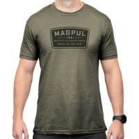 Magpul MAG1526-316-L Go Bang Parts Olive Drab Heather Cotton/Polyester Short Sleeve Large