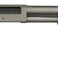 Mossberg 50790 590A1 Pro 12 Gauge 6+1 18.50" Tungsten Gray Cerakote Barrel & Steel Drilled & Tapped Receiver, Black Synthetic Stock