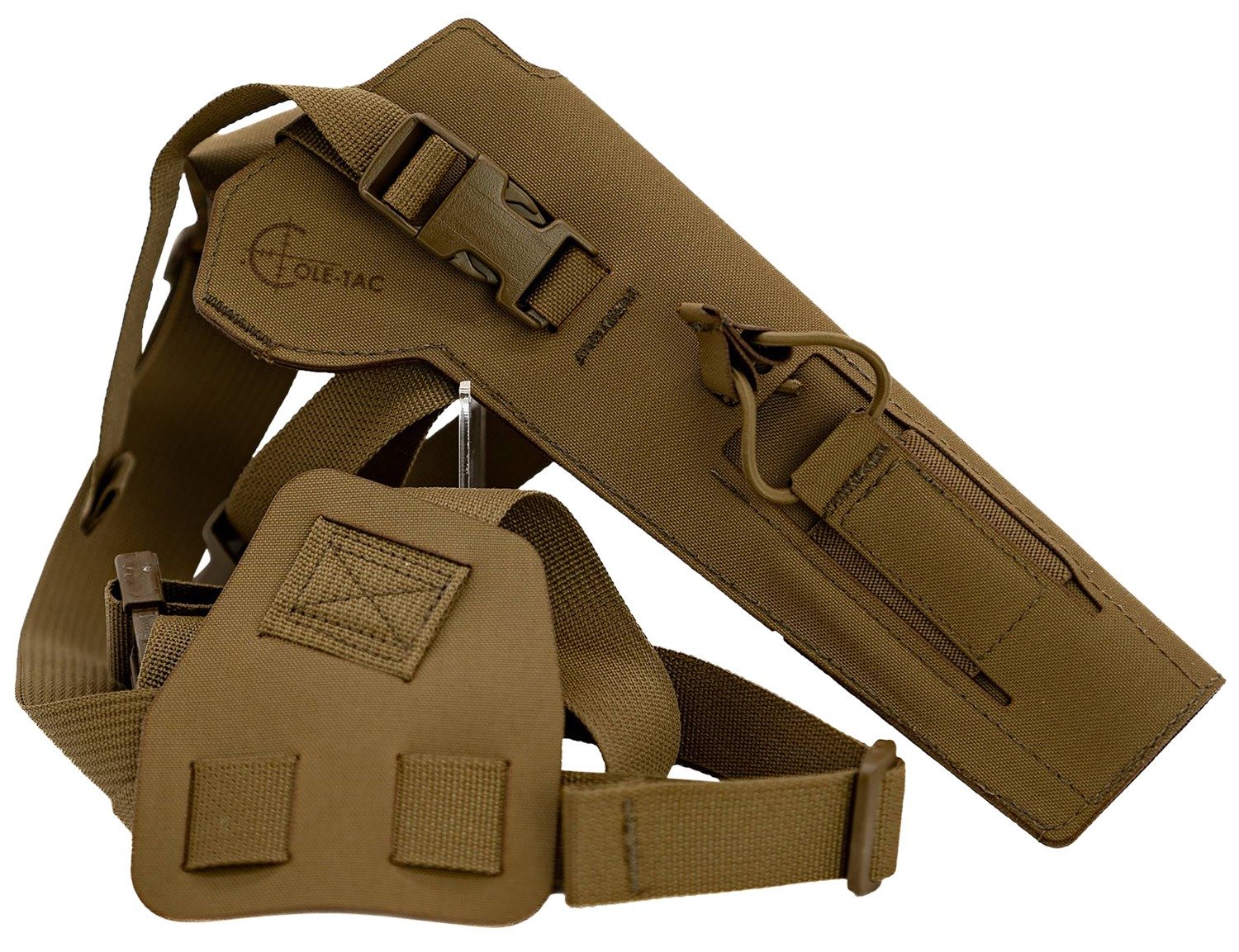 Cole-tac VW102 Varmint Wrangler Pistol Holder Coyote Brown Right Hand