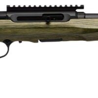 Savage Arms 47258 A Series  Full Size 22 LR 10+1 18" Matte Black Spiral Fluted Threaded Barrel, Matte Black Carbon Steel Receiver w/  Picatinny Rail, OD Green Fixed Laminate Stock, Right Hand