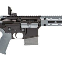 Tippmann Arms A101226 M4-22 LTE 22 LR 25+1 16" Black Parkerized Threaded Barrel, Matte Black Aluminum Receiver w/Picatinny Rail, Wolf Gray M-LOK Handguard Composite Forend, Black Polymer Stock, Gray G
