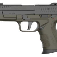 Retay USA RXP22ODBLKS10TH RXP 22 LR 10+1 4" Threaded Barrel, Black Cerakote Optic Ready/Serrated Slide, OD Green Cerakote Polymer Frame w/Accessory Rail, RMR/RMSc Footprint