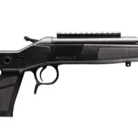 CVA CR4438XP Cascade XP-SB SBR 350 Legend 1rd 16.50" Matte Stainless Steel Fluted Threaded Barrel & Receiver w/Picatinny Rail, Graphite Black Adj Buffer Tube Synthetic Stock, Black Grip