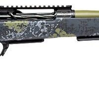 Horizon Firearms HRF-VE2-22CM-18R Venatic 2 22 Creedmoor 18" Sage Green Spiral Fluted Threaded Barrel, Black DLC Receiver w/Picatinny Rail, Arca Rail Forend, Artic Moss Iota EKO X Carbon Fiber Stock