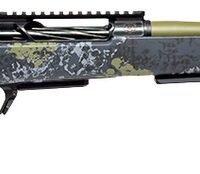 Horizon Firearms HRF-VE2-22CM-22R Venatic 2 22 Creedmoor 22" Sage Green Spiral Fluted Threaded Barrel, Black DLC Receiver w/Picatinny Rail, Arca Rail Forend, Artic Moss Iota EKO X Carbon Fiber Stock