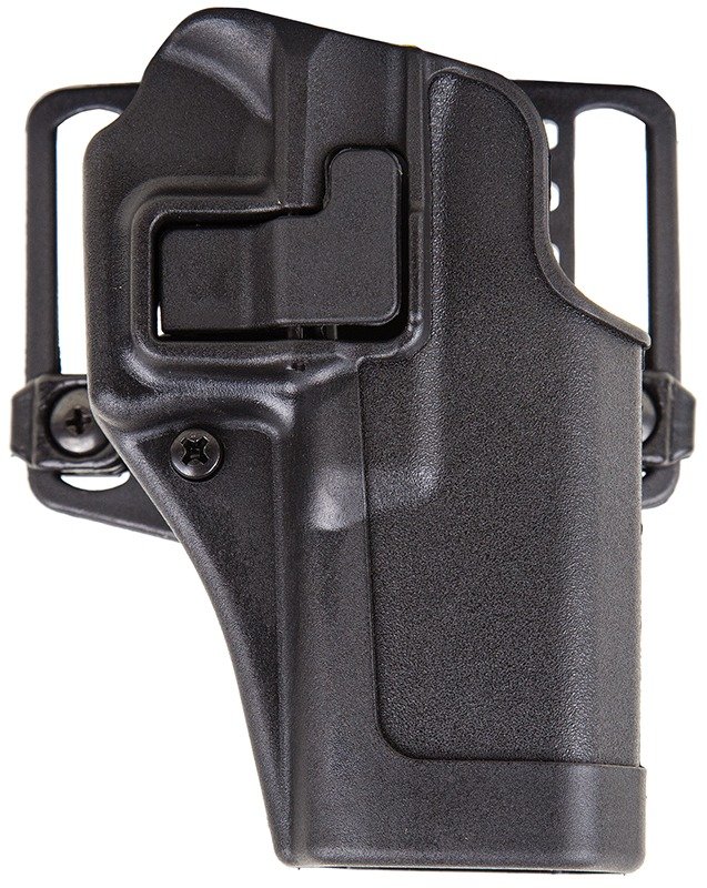 Blackhawk 410504BKR Serpa CQC OWB Size 04 Matte Black Polymer Belt Loop/Paddle Fits Beretta 92/96/M9 Right Hand