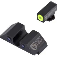 Night Fision GLK003007YGZ Tritium Night Sights For Glock Green Tritium Yellow Outline Front Sight- Green Tritium Black Outline Rear Sight Glock 42/43/43X
