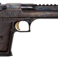 Magnum Research DE50CH Desert Eagle Mark XIX 50 AE 6" 7+1 Color Case Hardened Carbon Steel with Clear Cerakote Frame & Slide Walnut with Engraved Desert Eagle Logo Grip