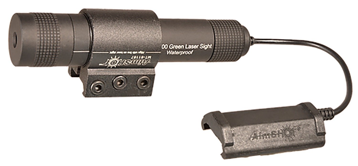 AimShot KT81067 Green Rifle Laser Kit Matte Black