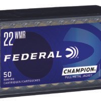 Federal 737 Champion Training Rimfire 22WMR 40gr Full Metal Jacket 50 Per Box/60 Case