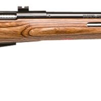 Savage Arms 19142 25 Lightweight Varminter-T Full Size 222 Rem 4+1 24" Matte Black Heavy Barrel, Matte Black Carbon Steel Receiver Drilled & Tapped, Satin Brown Thumbhole Laminate Stock, Right Hand