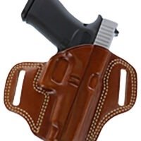 Galco CM212 Combat Master OWB Tan Leather Belt Slide Fits 1911 Right Hand