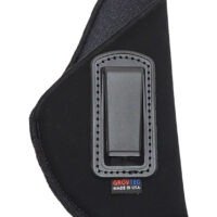GrovTec US Inc GTHL14112R Inside The Pants  IWB Size 12 Black Suede Compatible w/Glock 26/27/33 Belt Clip Mount Right Hand