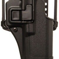 Blackhawk 410530BKR Serpa CQC OWB Size 30 Matte Black Polymer Belt Loop/Paddle Compatible w/Glock 29/30/39 Right Hand