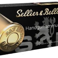 Sellier & Bellot SB357L Handgun  357Mag 158gr Lead Flat Nose 50 Per Box/20 Case