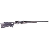 Savage Arms A17 Target Thumbhole Rifle 17 HMR 10rd Magazine 22" Barrel Grey Wood AccuTrigger